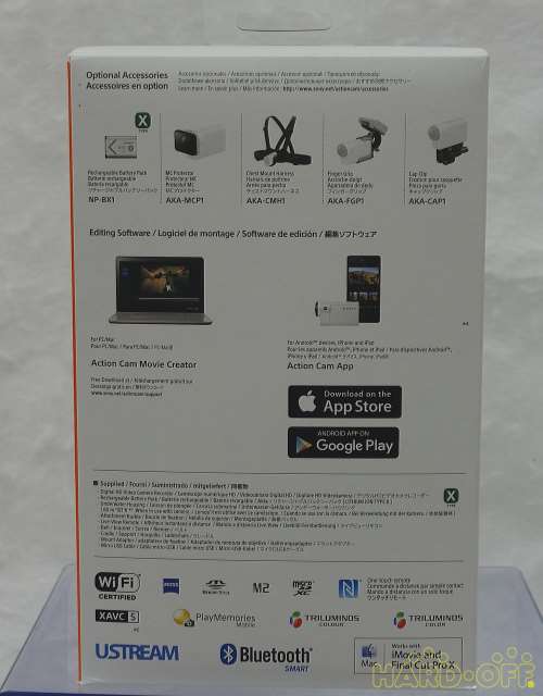 ソニー Sony ウェアラブルカメラ アクションカム Hardoffnetmall Webno