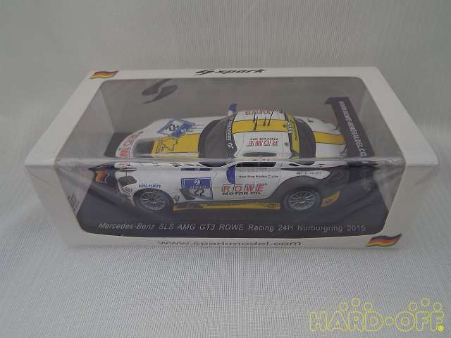 Mercedes-Benz SLS AMG gt3-24h nurburgring 2015-rowe racing 1:43 Spark sg 192