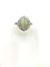 クリソベルキャッツアイ5.61CT / ダイヤ0.52ct