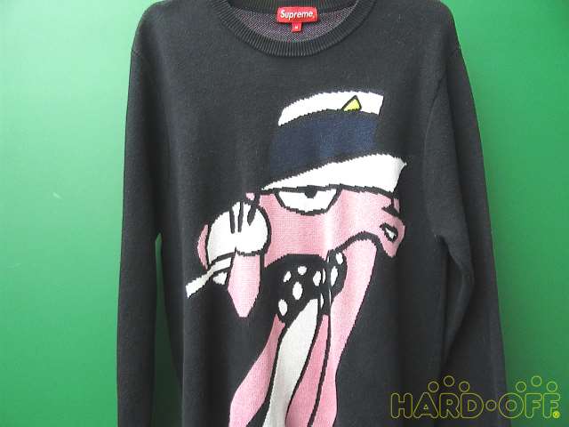 シュプリーム Supreme Supremeピンクパンサーニット Hardoffnetmall Webno