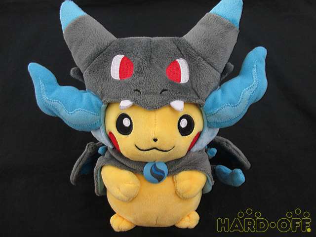ポケモン メガリザードンxのポンチョを着たピカチュウ Hardoffnetmall Webno